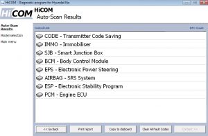 Hicom auto scan