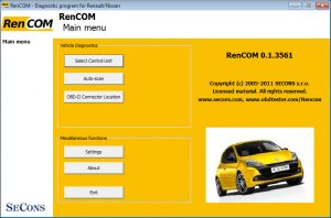 Rencom diagnose software