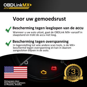 OBD Link MX veiligheid