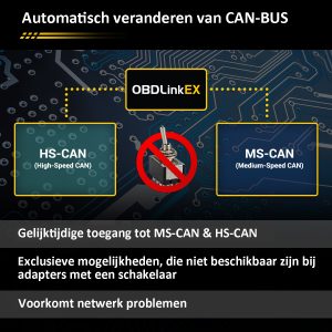OBD Link EX CAN BUS schakelen