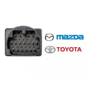 Mazda Toyota 17 pin OBD1 OBD2 verloopkabel